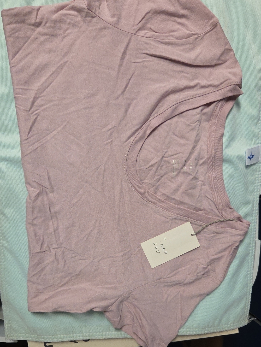 a new day Dusty Mauve V-Neck Tee
